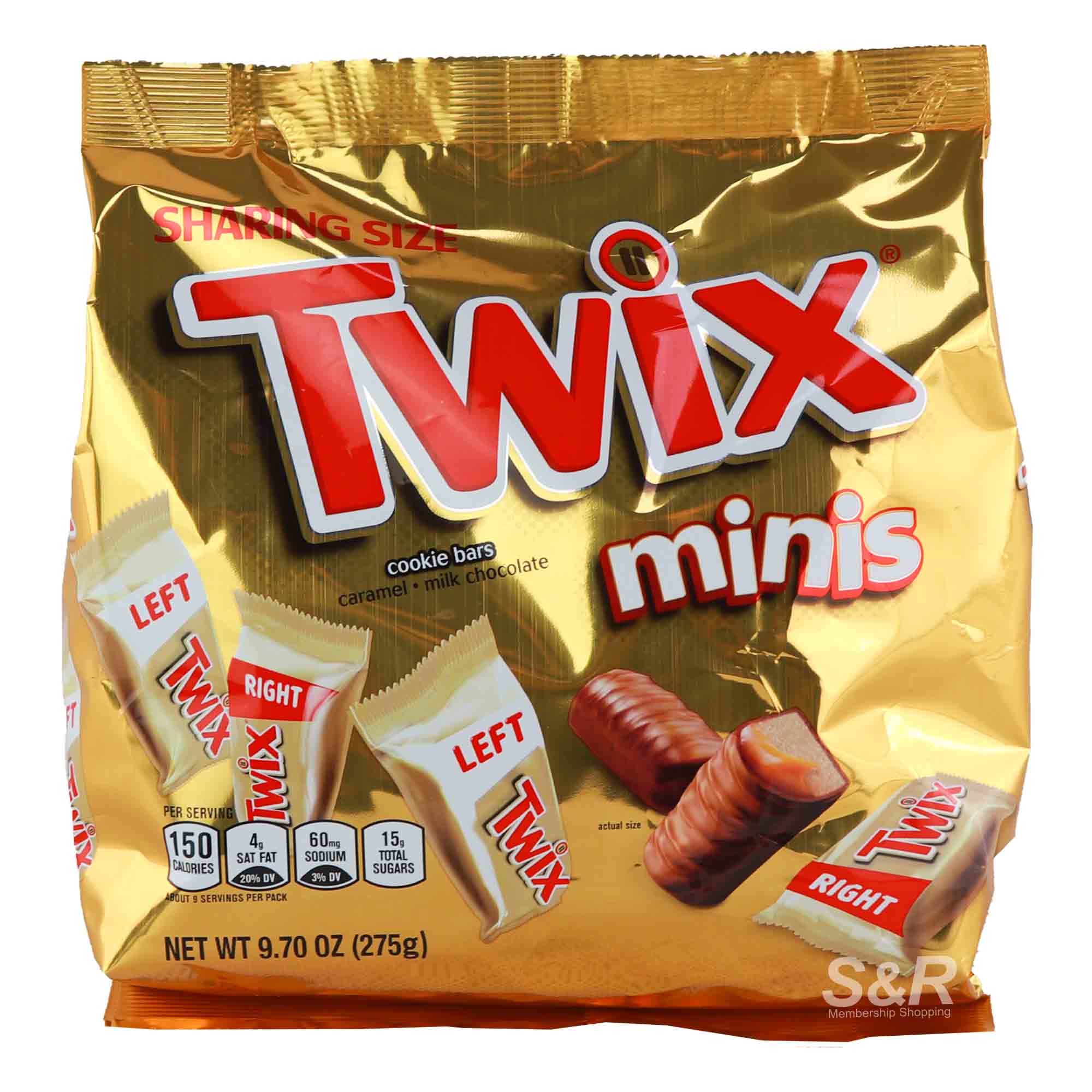 Twix Minis Cookie Bars 275g Twix Minis Cookie Bars 275g